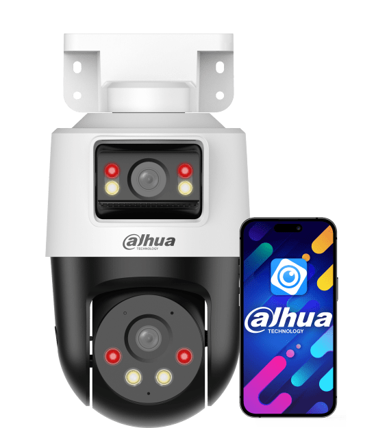 DH-IPC-PTS1439BP-E2-S-PV CAMARA PT POE  4+4MP 3.6MM IR30/30MT DOBLE LENTES COLOR ALARMA SMD MICRO SD MAX 256GB 12V IP66 PLASTICA 0
