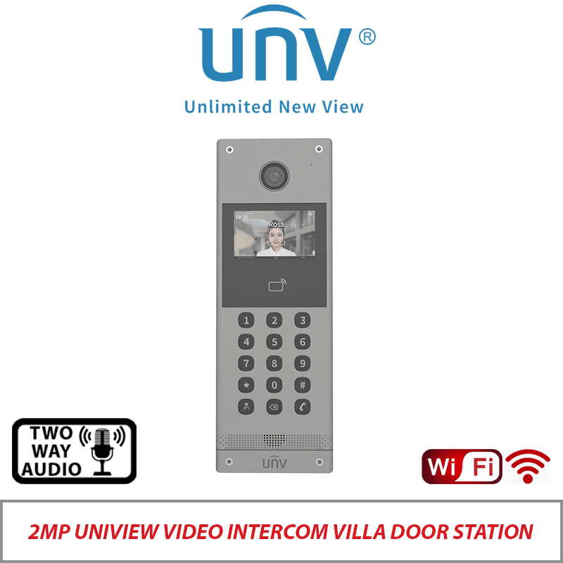 OEU-301S-HMKA VIDEO PORTERO/CITOFONO POE DEPATAMENTO MONITOR 3.97 Pulgada 15 BOTONES 13.56Mhz METAL IP65 UÑV2