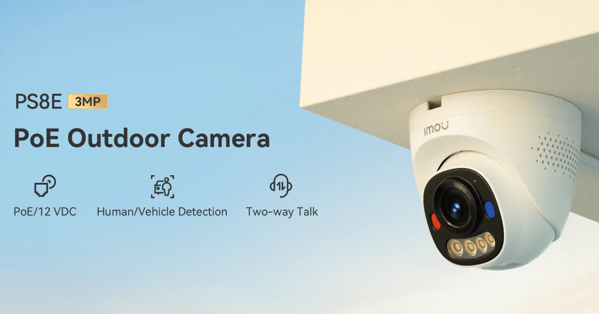 IPC-PS8EN-3V0 CAMARA DOMO IP POE 3MP 2.8MM MIC BIDIRECIONAL FULLCOLOR AI ADVERTIR,512GB PLASTIC IMOU4