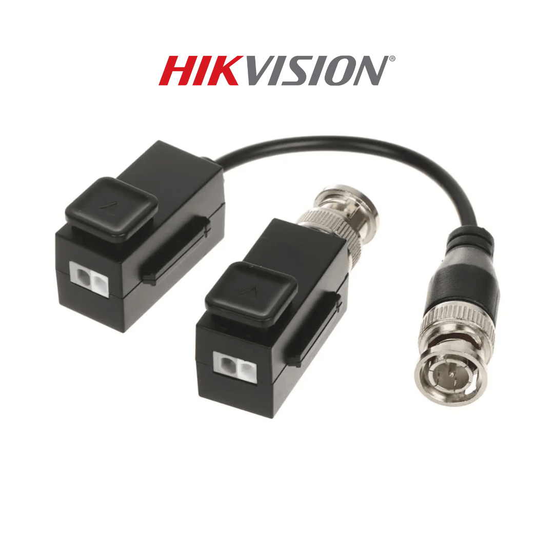 DS-1H18S/E(C) BALUN VIDEO PRESION 4K HDCVI/TVI/AHD/CVBS por cable UTP CAT5E/6 (Con Botón) HIKVISION  OFERTA 0