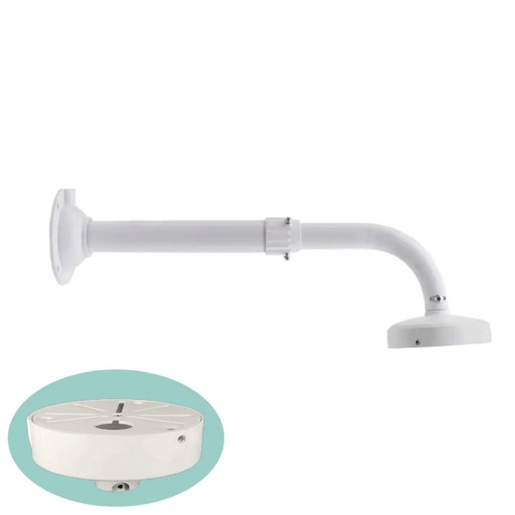 100-200CM Tipo L Soporte Montaje Para Tipo Domo Bala 4KG Con Base Y Bandeja Metal IAI-SPL100200 0