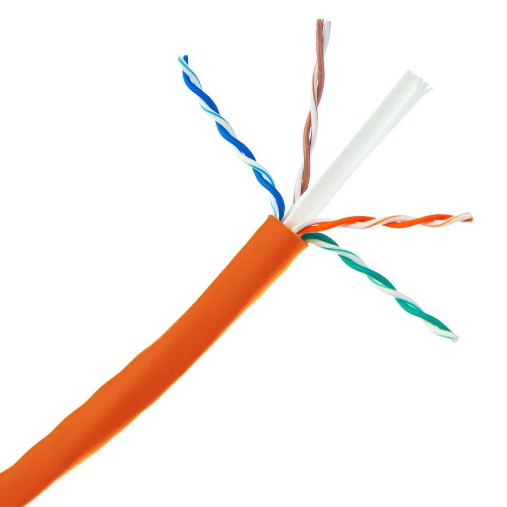 305mt Cable UTP Cat6 Interior 0.50mm Cobre 100% Color Naranja CAB-LC3100B-E-IN UÑV2