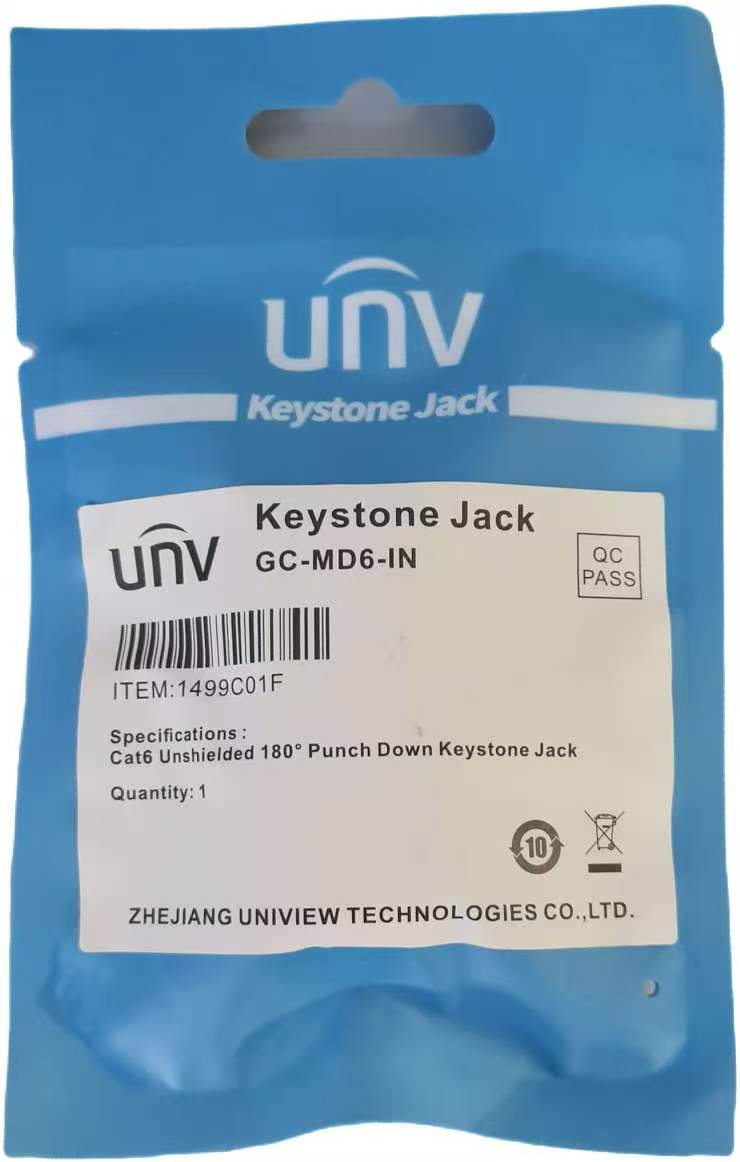 MODULO CAT6 HEMBRA RJ45  PATCH PANEL GC-MD6-IN UÑV2