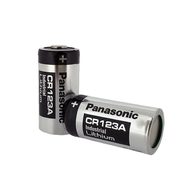 CR123A PILA 3V 1550mah LITIO INDUSTRIAL PARA SENSOR PIR MODELO:CR123A Panasonic2