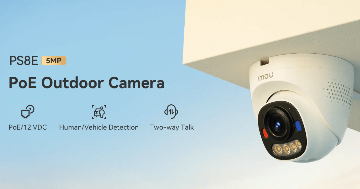 IPC-PS8EN-5V0 CAMARA DOMO IP POE 5MP 2.8MM MIC BIDIRECIONAL FULLCOLOR ADVERTIR,512GB PLASTICA IMOU4