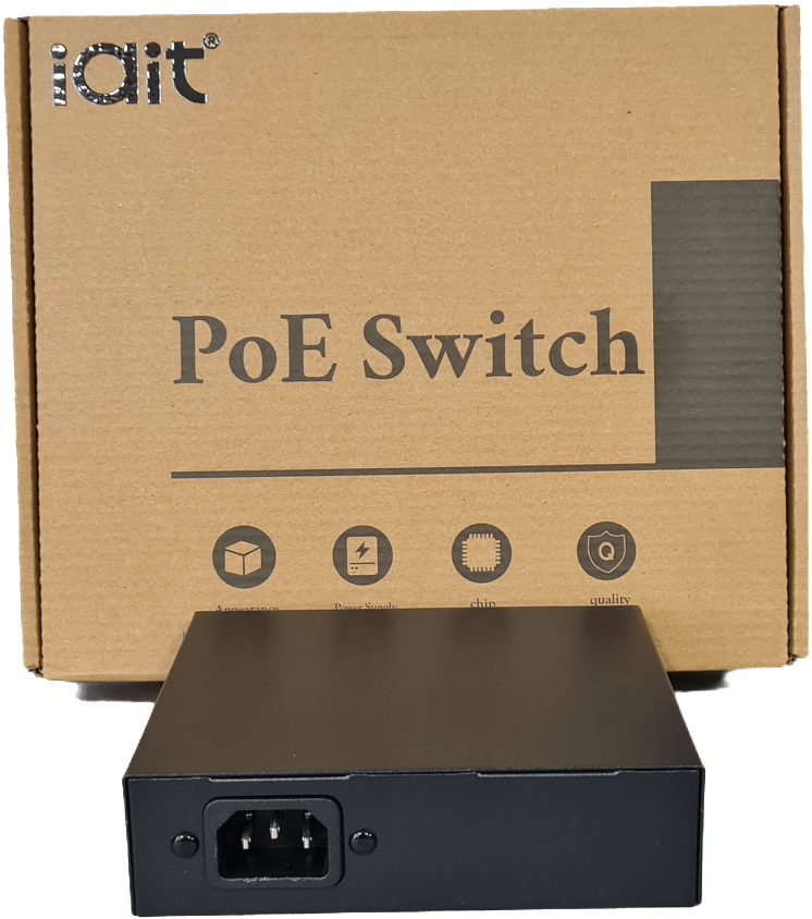 POE204-100MB SWITCH POE 4POE+2UPLINK 10/100Mbps,DC52V-65W,AC100-240V , 1.2Gbps OFERTA3
