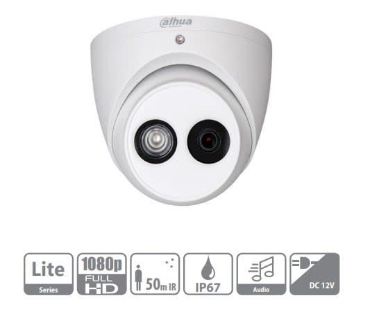 DH-HAC-HDW1200EMN-A-0280B-S5-1 CAMARA DOMO 2MP 2.8MM HDCVI IR50MT METAL IP67 0