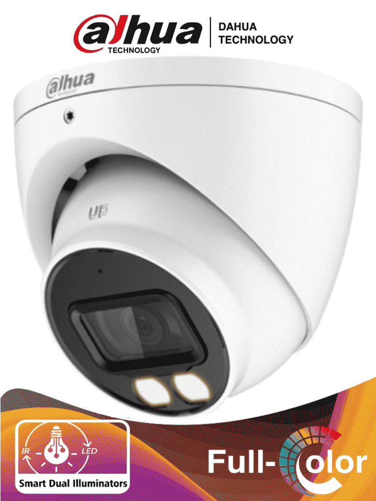 DH-HAC-HDW1200TN-IL-A CAMARA DOMO 2MP 2.8MM 40MT AUDIO DUALES INTELIGENTES IP67 METAL ANALOGA 0