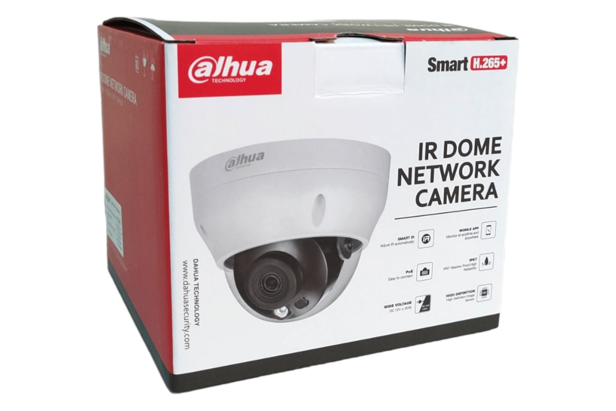IPC-HDPW1230R1N-0280B-S5 CAMARA DOMO IP POE 2MP 2.8MM IR30MT IP67 IK10 Con Cúpula PLASTICA2