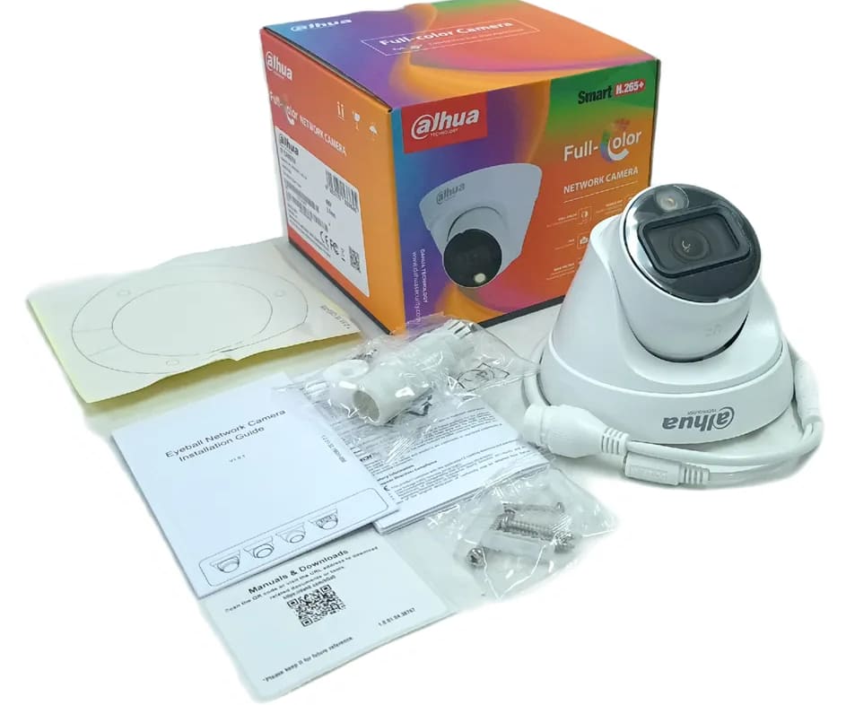 DH-IPC-HDW1439T1-LED-S4 CAMARA DOMO IP POE 4MP 2.8MM 15MT FULL COLOR PLASTICA+METAL IP672