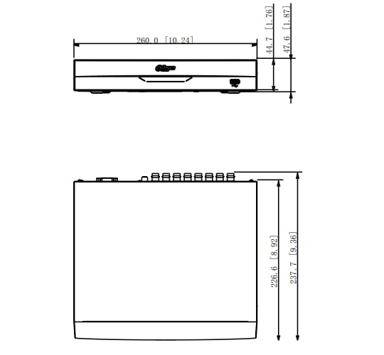 DH-XVR5108HS-I3 XVR 8CH 1HDD WizSense SMD Max 5MP,IA de Canal Completo, Max 12CH IP,HDCVI/AHD/TVI/CVBS3