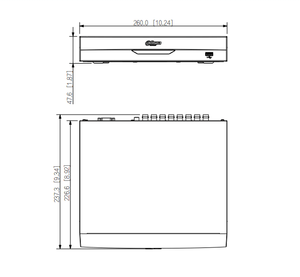 DH-XVR5116HS-I3 XVR 16CH 1HDD WizSense SMD Max 5MP,IA de Canal, Max 24CH IP,HDCVI/AHD/TVI/CVBS6