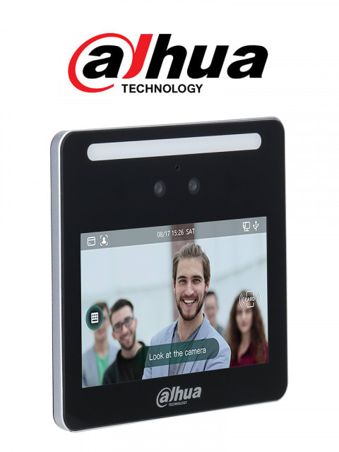 DHI-ASA3213GL-MW CONTROL ACCESO POR CARA/TARJETA TOUCH 4.3 PULGADA CON BASE 0.3MT~1.5MT 500 USARIOS STOCK EN BODEGA 0
