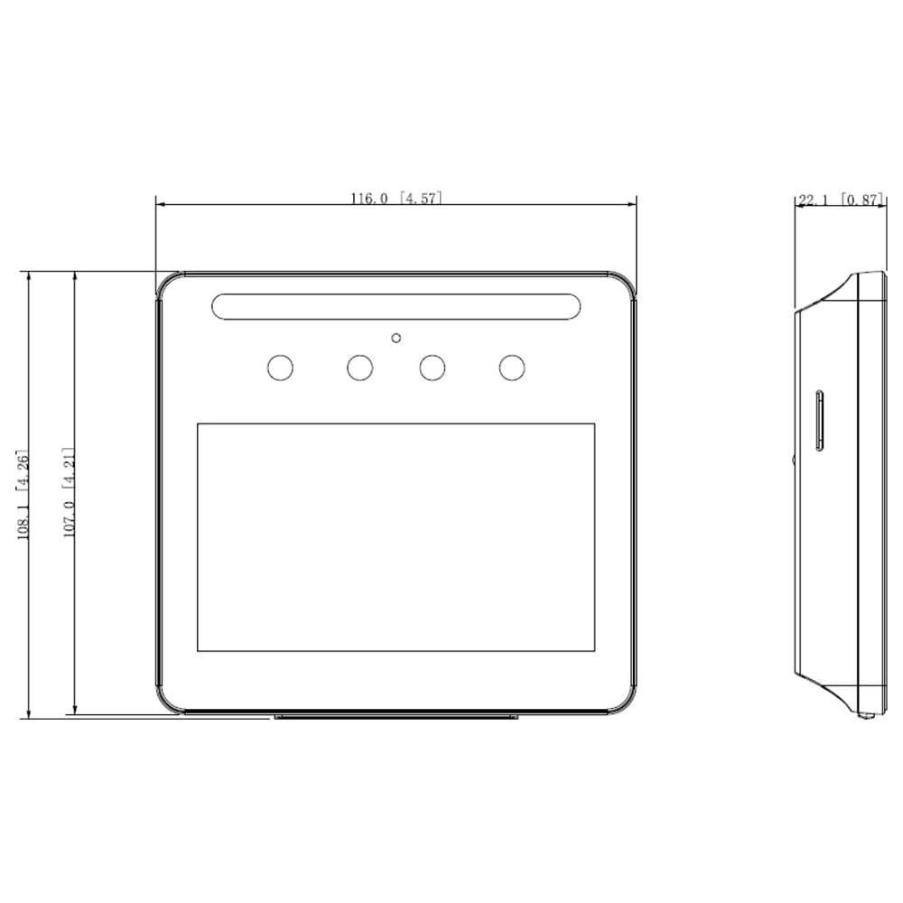 DHI-ASA3213GL-MW CONTROL ACCESO POR CARA/TARJETA TOUCH 4.3 PULGADA CON BASE 0.3MT~1.5MT 500 USARIOS STOCK EN BODEGA8