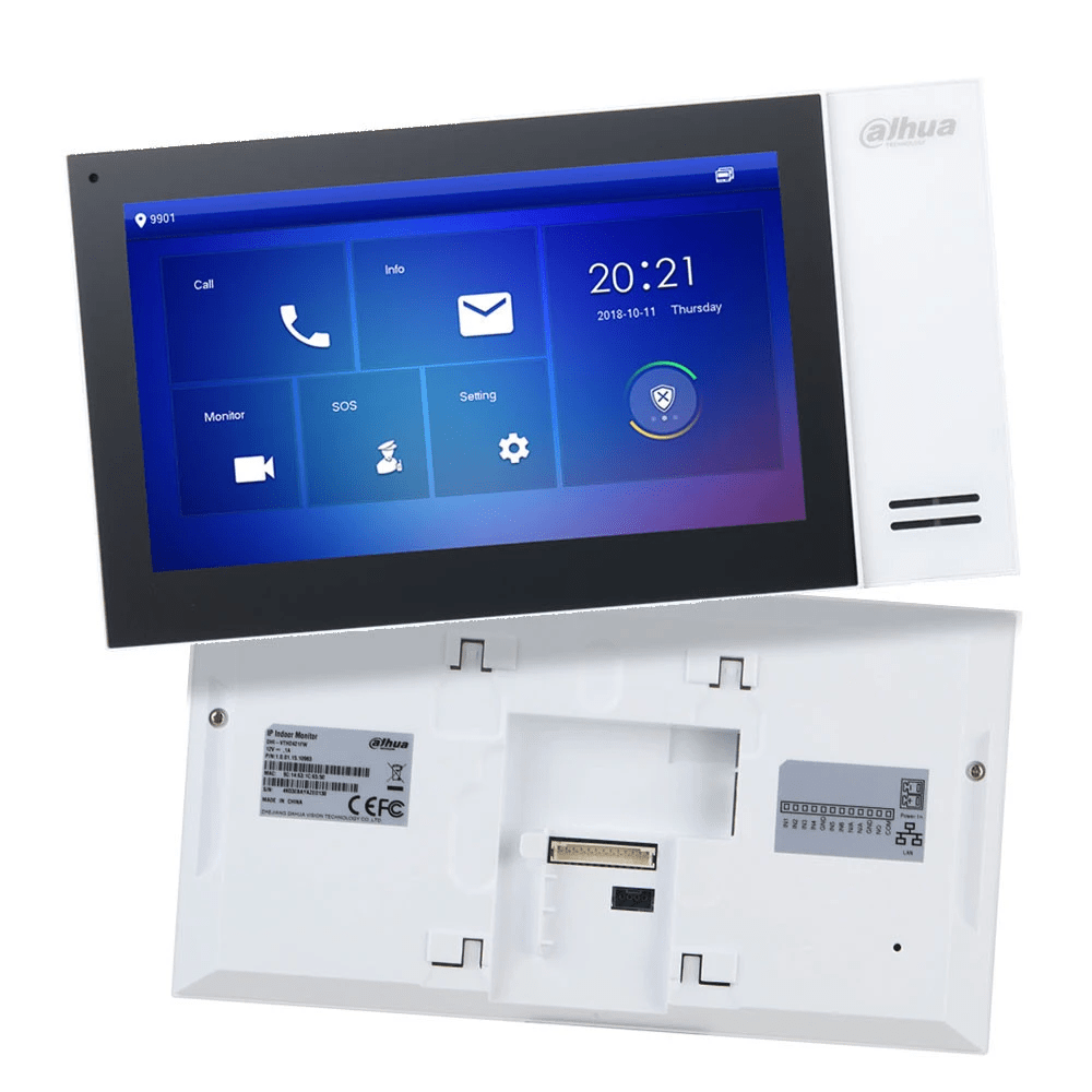 DHI-VTH2421FW-P MONITOR 7 PUGADA INTERIOR TOUCH IP POE COLOR:BLANCO DAHUA 0