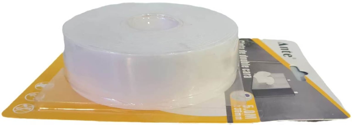 CINTA DOBLE CONTACTO 5MT 36MM ESPUMA DOBLE FAZ 050184 BLANCA MARCA ANTE2