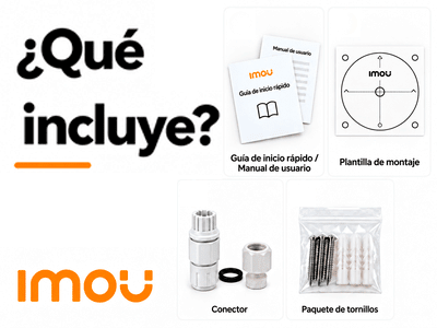 IPC-PU3EN-4P0 CAMARA BALA IP POE 4MP 2.8MM ONVIF BIDIRECCIONAL COLOR LUZ POLICE 512GB PLASTICA IMOU4