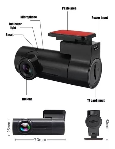 G10 CAMARA DVR 2MP(1080P) OCULTA SEGURIDAD AUTO WIFI APP CELULAR2