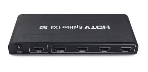 SPLITTER HDMI 1 A 4 , 4K ULHD , 4 SALIDA METAL 0