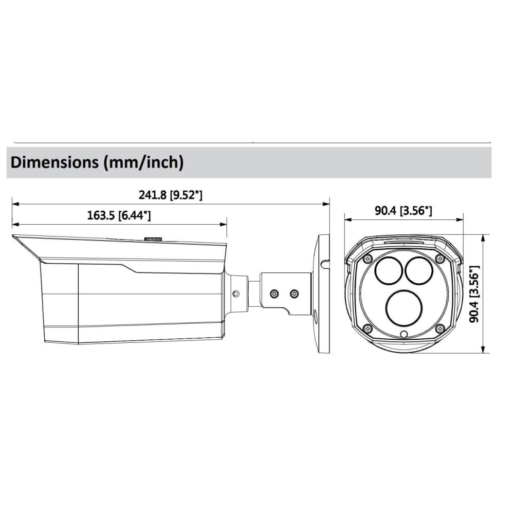 DH-HAC-HFW1500DN CAMARA BALA 5MP 3.6MM IR80MT IP67 METAL ANALOGA5