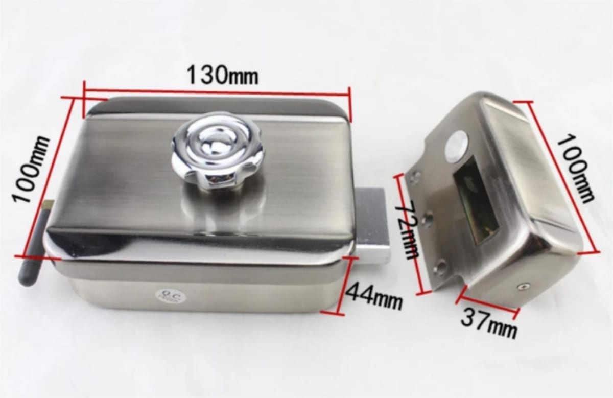 Cerradura Electronica Inalambrica Interiror 5V Con 2 Controles Remoto  A/AL/PRO:13*10*4CM4