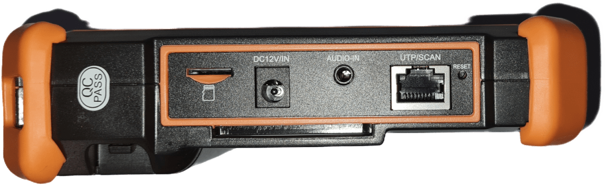 IPC-1910 PLUS TESTER CCTV MONITOR 8K H.265 CVI/TVI/AHD/IP,Salida DC12V 3A,48V PoE 30W,ONVIF5