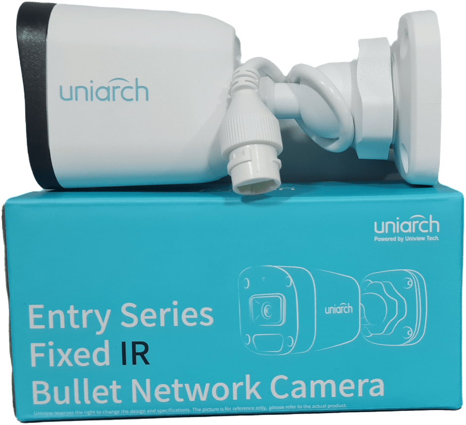 IPC-B132-AF28-ECO CAMARA BALA IP POE 2MP 2.8MM IR30MT MIC ONVIF IP67 H.265+ PLAS+METAL UNIARCH2