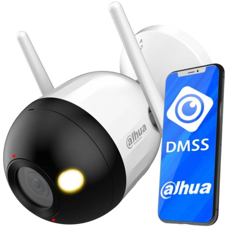 DH-F2C-LED CAMARA IP BALA WIFI 2MP 2.8MM MICROFONO COLOR 2.4Ghz 256 30Mts ALARMA OFERTA2