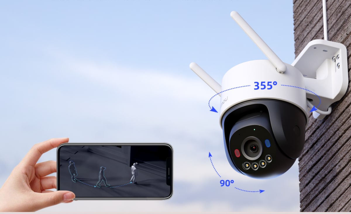 IPC-K7CN-3H1WE CAMARA IP IMOU Cruiser SE+ PT 3MP 3.6mm Full-Color 30mt,Micro SD MAX 512GB WiFi6  2.4Ghz2