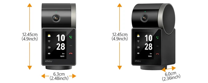 IPC-S2VN-5M0WR CAMARA REX VT MONITOR LLAMADA 3.6mm 5MP AUDIO BIDIRECCIONAL 256GB WIFI 2.4Ghz. IMOU3