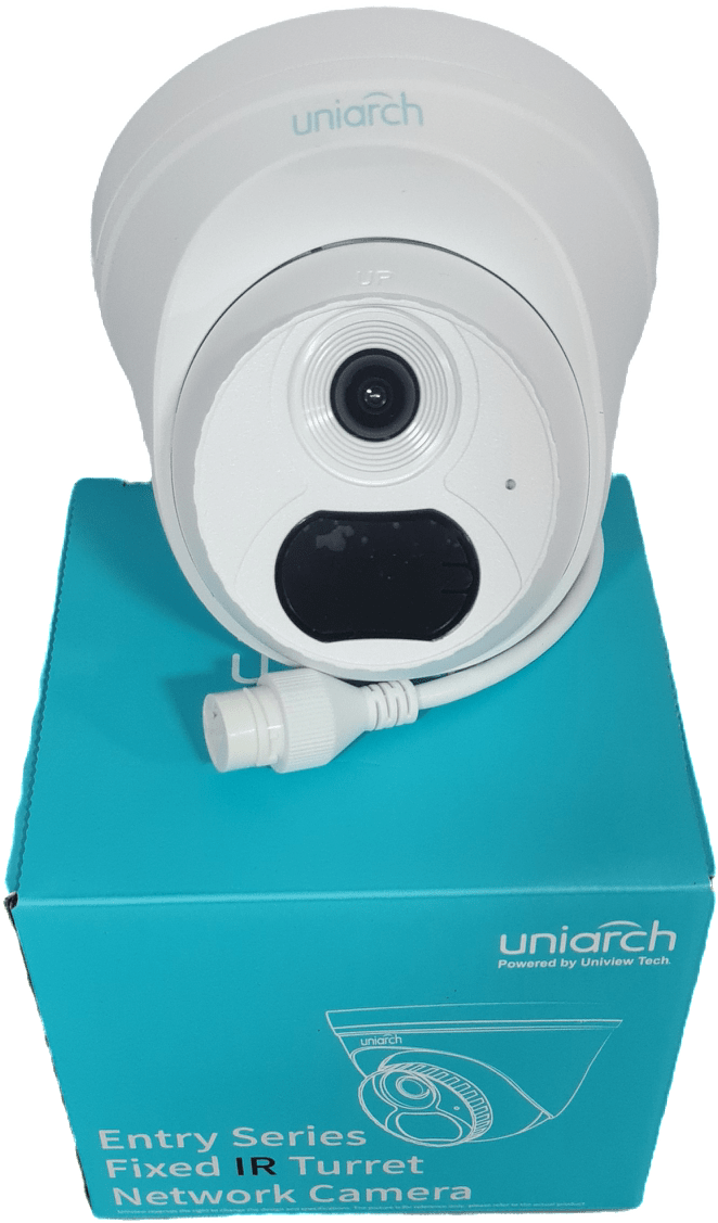 IPC-T132-AF28-ECO CAMARA DOMO IP POE 2MP 2.8MM IR30MT MIC ONVIF IP67 H.265+ PLASTICA UNIARCH 0