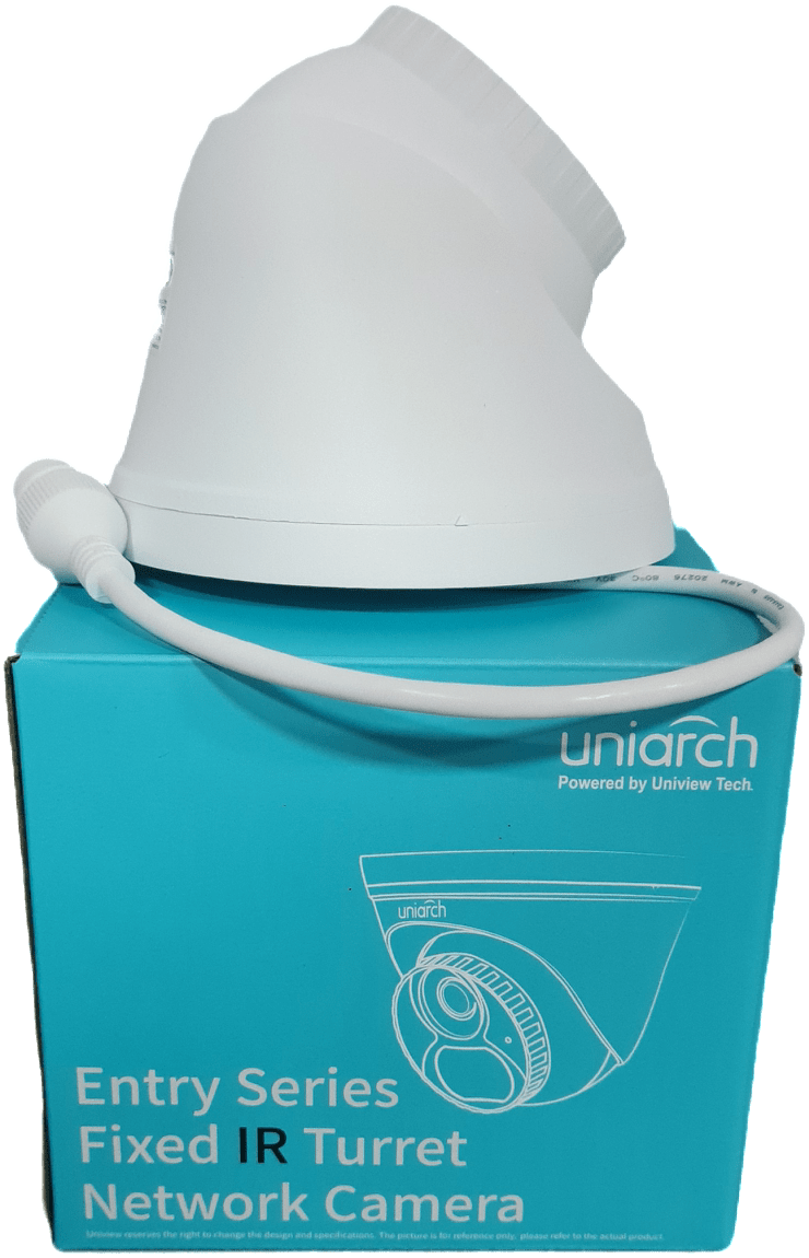 IPC-T132-AF28-ECO CAMARA DOMO IP POE 2MP 2.8MM IR30MT MIC ONVIF IP67 H.265+ PLASTICA UNIARCH2