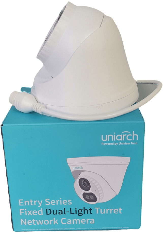 IPC-T134-AF28-DL-ECO CAMARA DOMO IP POE 4MP 2.8MM DUAL COLOR 30MT MIC ONVIF IP67 H.265+ SIN CONECCION DC UNIARCH3