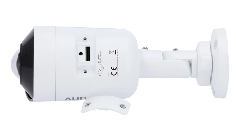 IPC2105SB-ADF16KM-I0 CAMARA BALA IP POE 5MP 1.68MM visión 180° IR20MT ONVIF MIC IP67 512GB METAL UÑV3