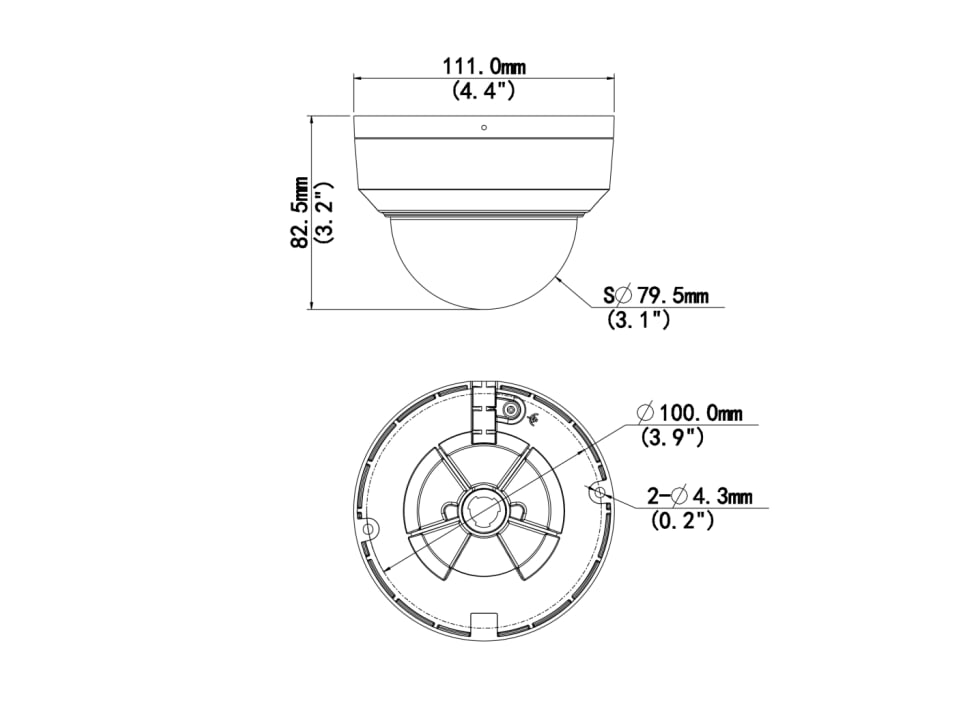 IPC324LE-ADF28K-H CAMARA DOMO IP POE IK10 4MP 2.8MM Smart PO INTRUSION IR30 MIC IP67 METAL+PLASTICA UÑV5