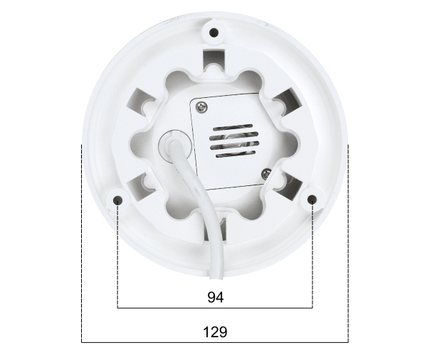 IPC3K28SE-ADF28KMC-DL-I0 CAMARA DOMO IP POE 8MP 2.8MM 180° DOBLE LENTES COLOR IR30MT ONVIF MIC IP67 METAL UÑV5