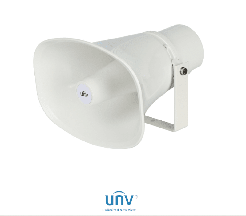 IPS302030-S BOCINA Megafono IP POE Altavoz 30W 130dBSPL 8Ohms 12V/24V IP66 Parlante ABS CCTV UÑV2