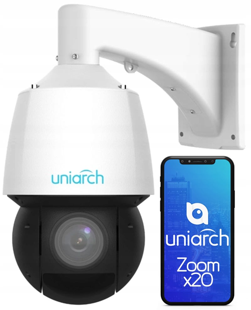 IPC-P413-X20K Camara PTZ IP POE 3MP 20X IR100mt ONVIF MicroSD 256GB Auto Tracking IP66 METAL SIN SOPORTE UNIARCH2