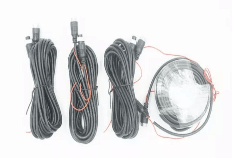 Kit BUS 12V~24V DVR Pantalla 10 PULGADA Con 4 Camaras FHD COLOR Camion O Bus 1X15M 3X5M Max128gb7