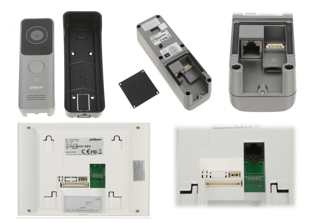 Kit Videoportero Wifi POE Dahua Timbre Ext+monitor Interior 4.3 KIT-DHI-VT02311R+VTH2611L3