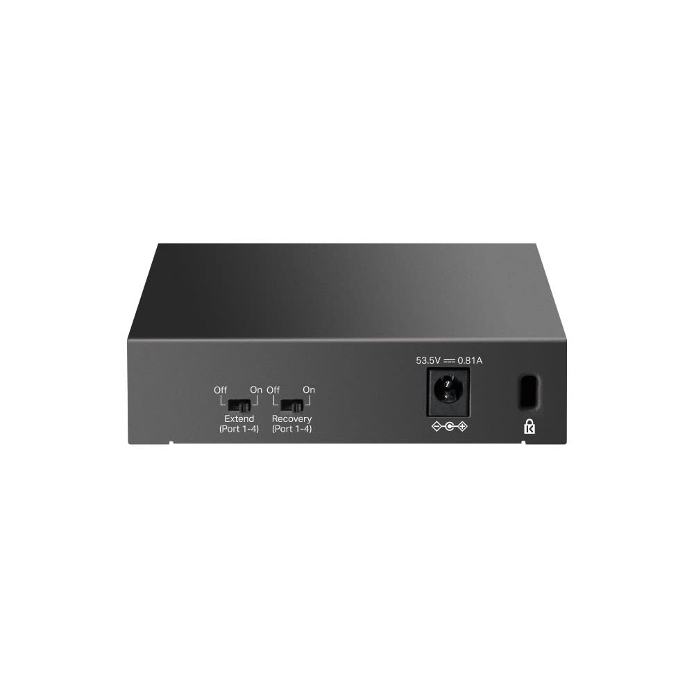 TL-LS105LP SWITCH POE 41W 53.5V 5-Port 10~100Mbps Con 4-Port PoE TP-LINK3