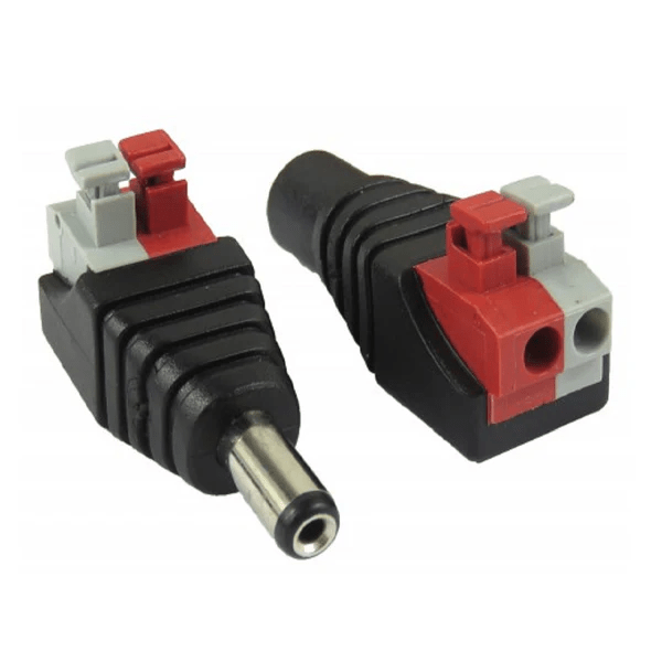 Conector Dc HEMBRA Facil de enlazar CON PRESION2