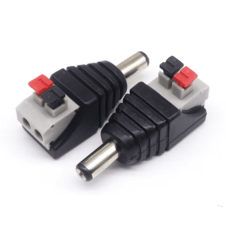 Conector Dc Macho Facil de enlazar CON PRESION 0