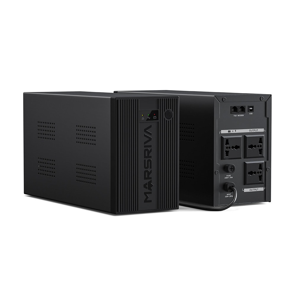 UPS MR-UF1000 Smart Line-interactive UPS 1000VA 600W Con 2 Salidas3