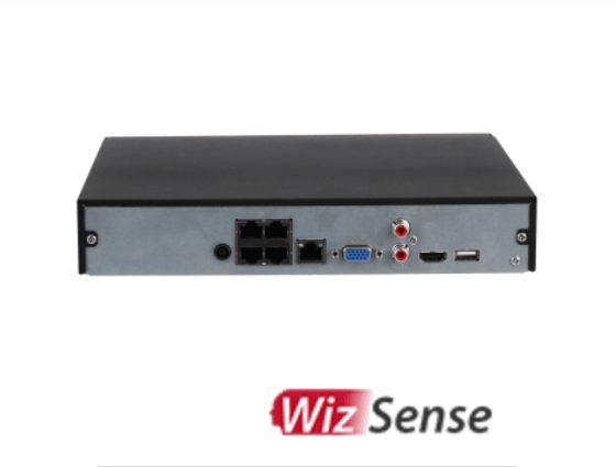 DHI-NVR2104HS-P-I2 NVR 4CH 4 POE SMD Plus Red WizSense inteligente H.265+ Max 10TB DAHUA2