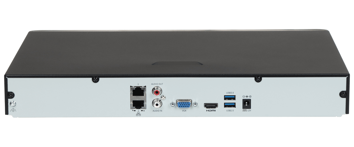 NVR302-16B-IQ NVR 16CH 12MP SIN POE 2HDD SIP Y UMD MAX20TB H.265+ ONVIF Smart Intrusion Prevention UÑV3