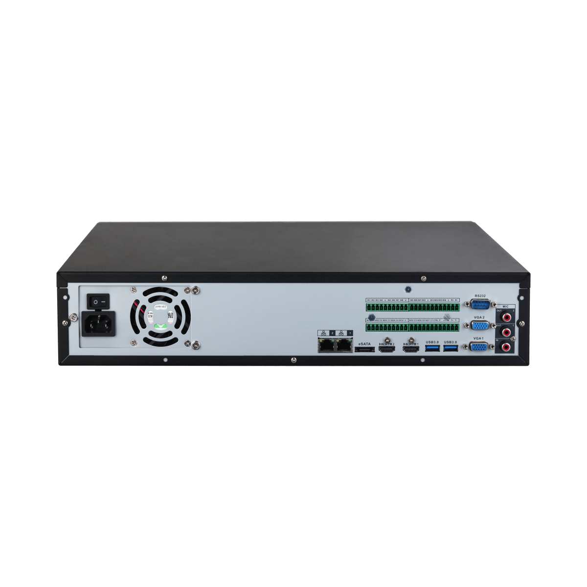 DHI-NVR5864-EI NVR 64CH 8HDD SMD Plus Red INTELIGENTE RJ45 2*10/100/1000Mbps H.265+ Max20TB DAHUA3
