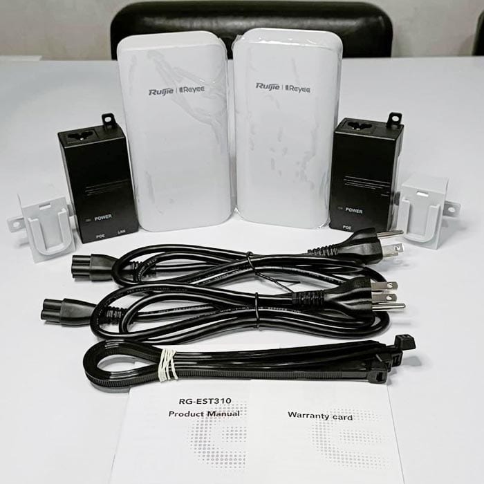 RG-EST310-V2  ANTENAS PAR 1KM POE INALAMBRICO 802.11AC DE DOBLE FLUJO Y BANDA UNICA  5GHz  RUIJIE-Reyee3