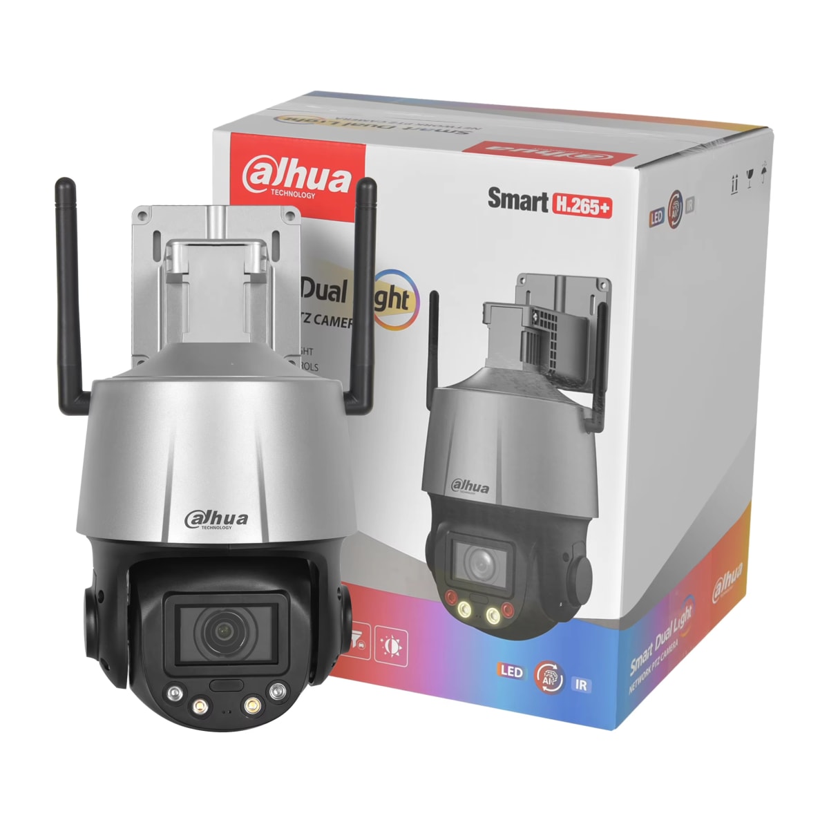 DH-SD3C205DB-GNY-AW-PV CAMARA IP PTZ WIFI 2MP 5X IR50/30MT Dual Light Aud bidirecional WizSense IP662