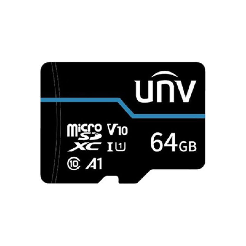 64GB TF-64G-T-L UÑV Tarjeta Memoria AZUL MicroSD 90MB/s C10/U1/V10/A1 Clase10 EXFAT UÑV 0